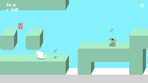 Funny bunny - Android game screenshots.
