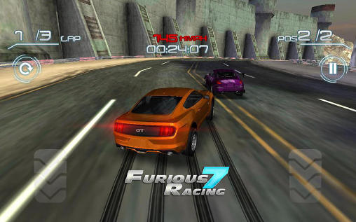 Gameplay of the Furious racing 7: Abu-Dhabi for Android phone or tablet.