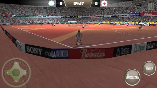 Gameplay of the Futsal football 2 for Android phone or tablet.