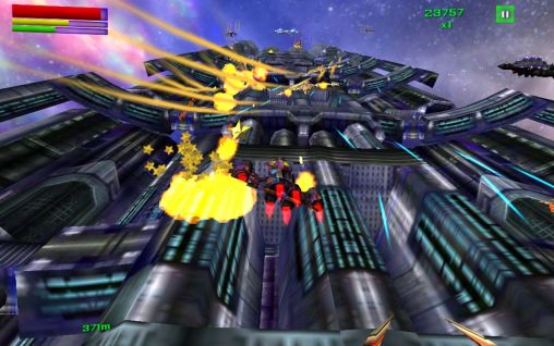 Gameplay of the Galactic run for Android phone or tablet.