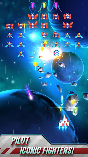 Gameplay of the Galaga wars for Android phone or tablet.