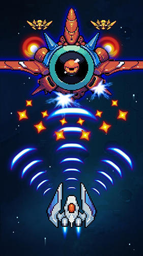 Galaxiga: Classic 80s arcade space shooter - Android game screenshots.