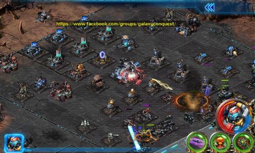 Gameplay of the Galaxy conquest 2: Space wars for Android phone or tablet.