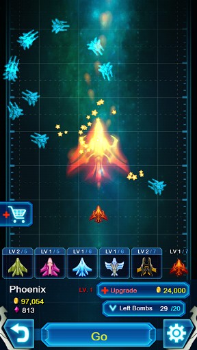 Gameplay of the Galaxy falcon for Android phone or tablet.