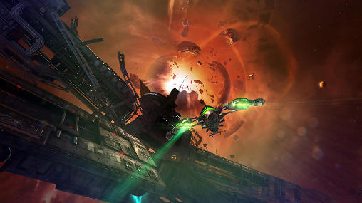 Gameplay of the Galaxy on fire 3: Manticore for Android phone or tablet.