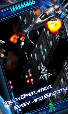 Gameplay of the Galaxy Striker 2012 for Android phone or tablet.