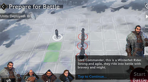 Game of thrones: Beyond the wall - Android game screenshots.