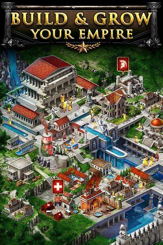 Gameplay of the Game of war: Fire age for Android phone or tablet.
