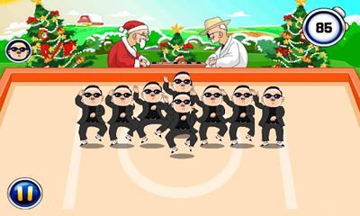 Gameplay of the Gangnam Style Game 2 for Android phone or tablet.