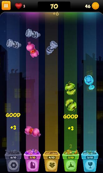 Gameplay of the Garbage hero for Android phone or tablet.