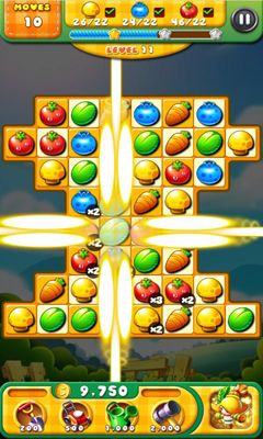Gameplay of the Garden Mania for Android phone or tablet.