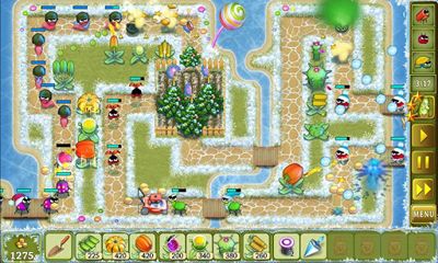 Gameplay of the Garden Rescue Christmas for Android phone or tablet.