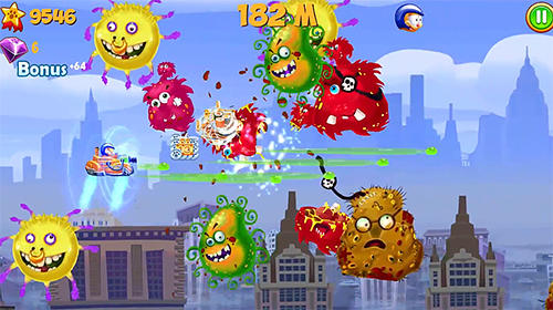 Garfield smogbuster - Android game screenshots.