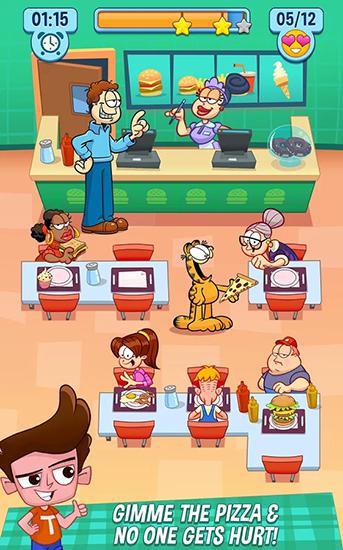 Gameplay of the Garfield: Eat. Cheat. Eat! for Android phone or tablet.