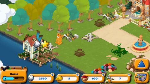 Gameplay of the Garfield's estate for Android phone or tablet.