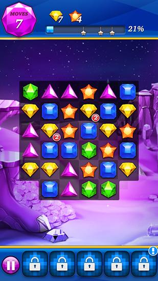 Gameplay of the Gem mania for Android phone or tablet.