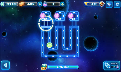 Gameplay of the Gem raiders for Android phone or tablet.