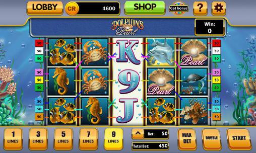 Gameplay of the Geminator: Slots machines for Android phone or tablet.