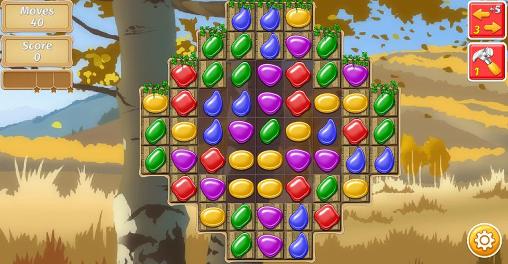 Gameplay of the Gems crush mania for Android phone or tablet.