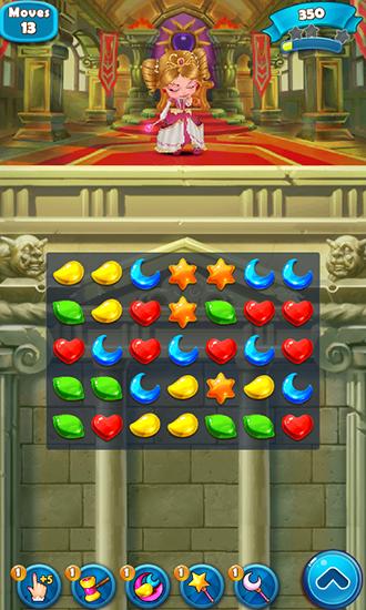 Gameplay of the Gems smash for Android phone or tablet.