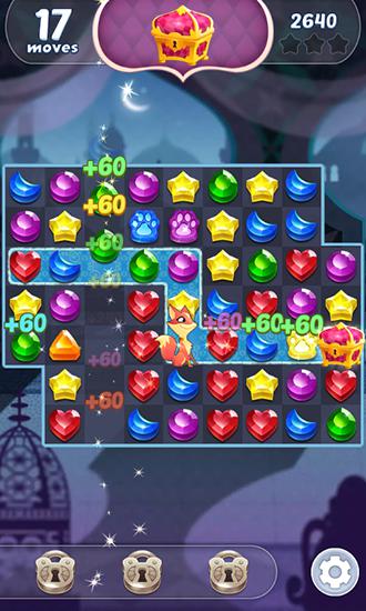 Gameplay of the Genies and gems for Android phone or tablet.