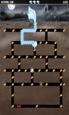 Gameplay of the Ghost Chicken for Android phone or tablet.