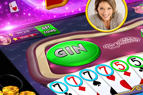 Gin rummy plus - Android game screenshots.