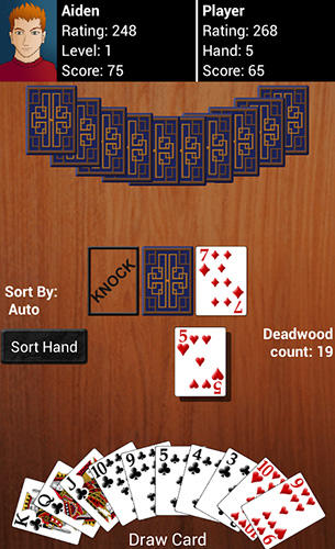 Gin rummy - Android game screenshots.