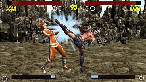 Gameplay of the Girl fight: The fighting games for Android phone or tablet.