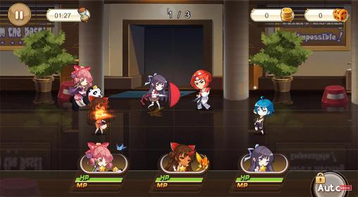 Gameplay of the Girls X: Battle for Android phone or tablet.