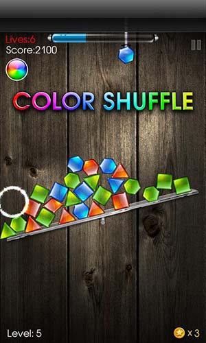 Gameplay of the Glass balance for Android phone or tablet.