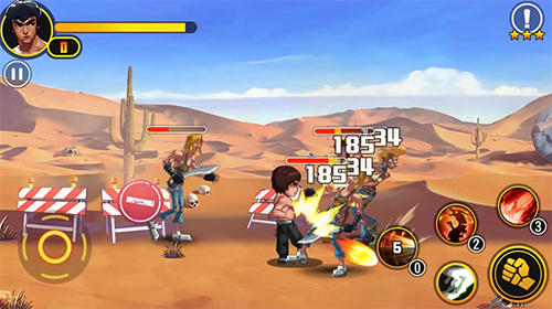 Glory samurai: Street fighting - Android game screenshots.