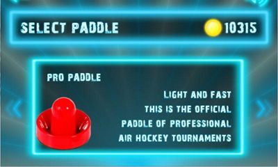 Gameplay of the Glow Hockey 3D for Android phone or tablet.