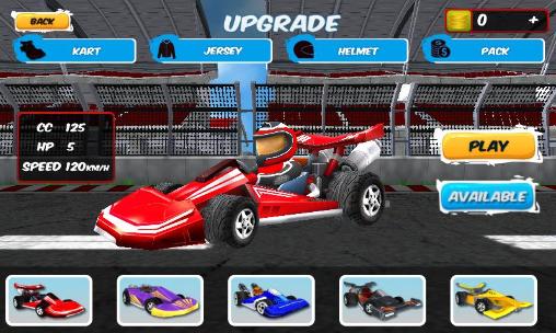 Gameplay of the Go karts 3D for Android phone or tablet.