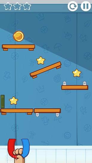 Gameplay of the Go to magnet for Android phone or tablet.