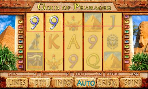 Gameplay of the Gold of pharaohs for Android phone or tablet.