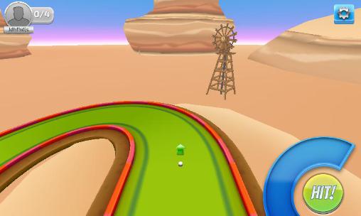 Gameplay of the Golf clash for Android phone or tablet.