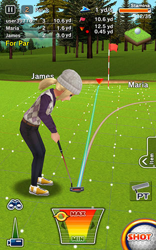 Gameplay of the Golf days: Excite resort tour for Android phone or tablet.