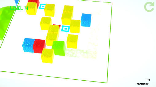 Gameplay of the Goo cubelets for Android phone or tablet.