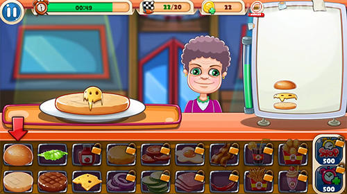 Good burger: Master chef edition - Android game screenshots.