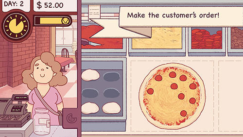 Gameplay of the Good pizza, great pizza for Android phone or tablet.