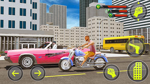 Grand gangster: Crime simulator 3D - Android game screenshots.