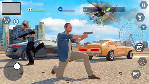 Grand Vegas crime city - Android game screenshots.