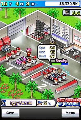 Gameplay of the Grand prix story for Android phone or tablet.
