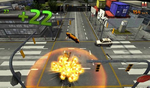 Gameplay of the Grand prix traffic city racer for Android phone or tablet.