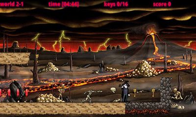 Gameplay of the Grave Digger for Android phone or tablet.