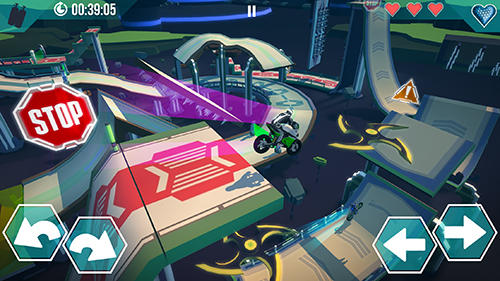 Gravity rider zero - Android game screenshots.