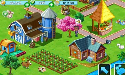 Gameplay of the Green Farm for Android phone or tablet.