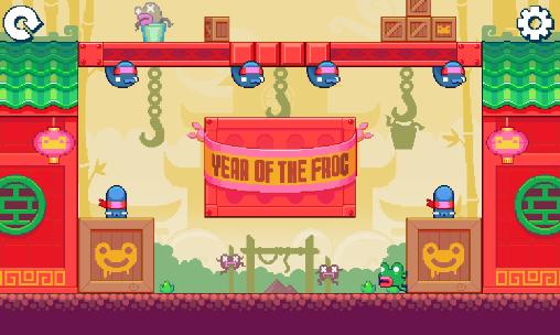Gameplay of the Green ninja: Year of the frog for Android phone or tablet.