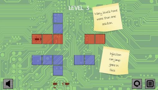Gameplay of the Grid infect for Android phone or tablet.